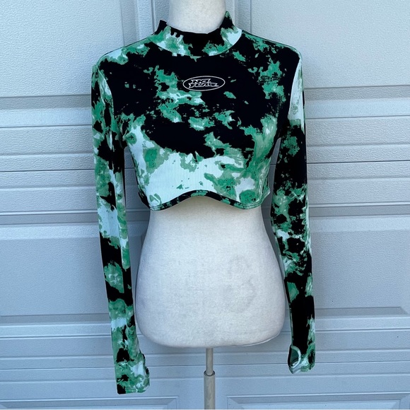 No Fear x H&M Long-sleeved Crop Top - Size Medium - Picture 4 of 16